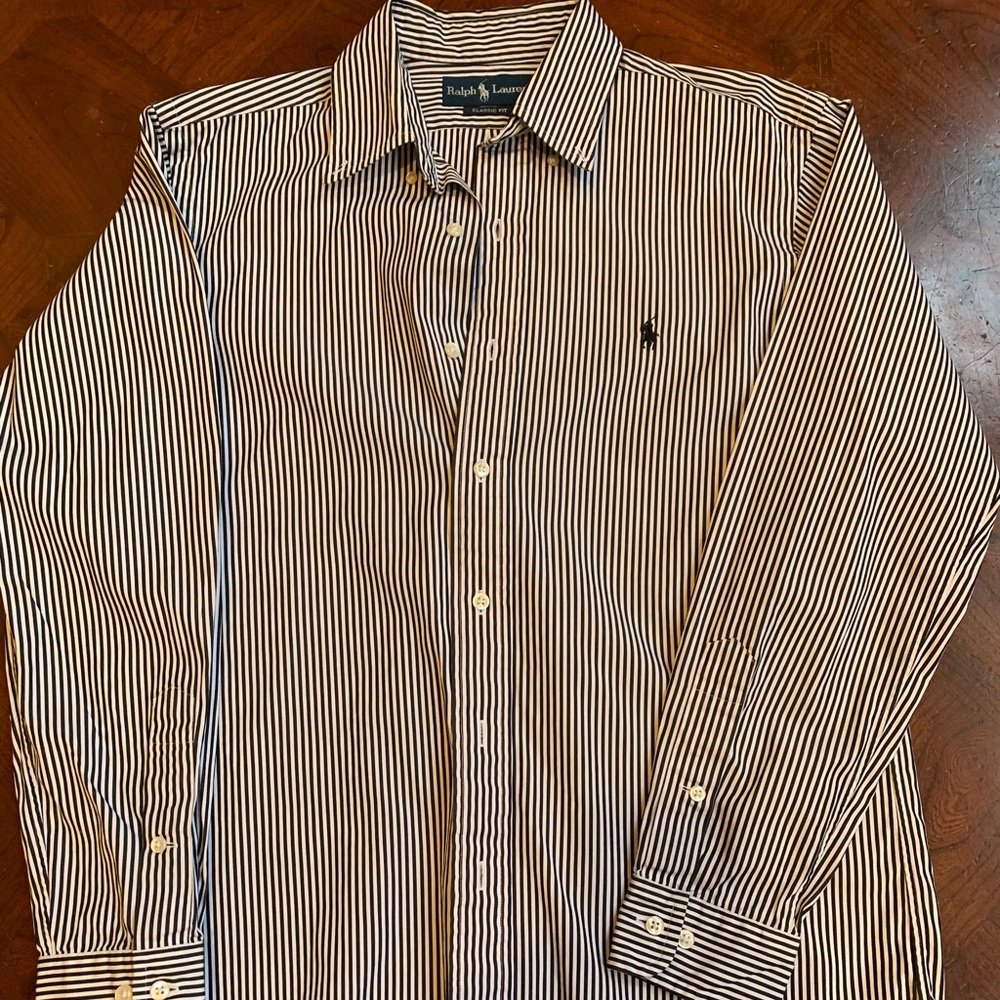 Polo by Ralph Lauren button down striped shirt